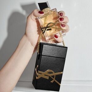 Yves Saint Laurent YSL Beaute Perfumes Storage Bag Magnet ClutchBlack